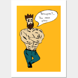 Overly Manly Man - Porcupine Posters and Art